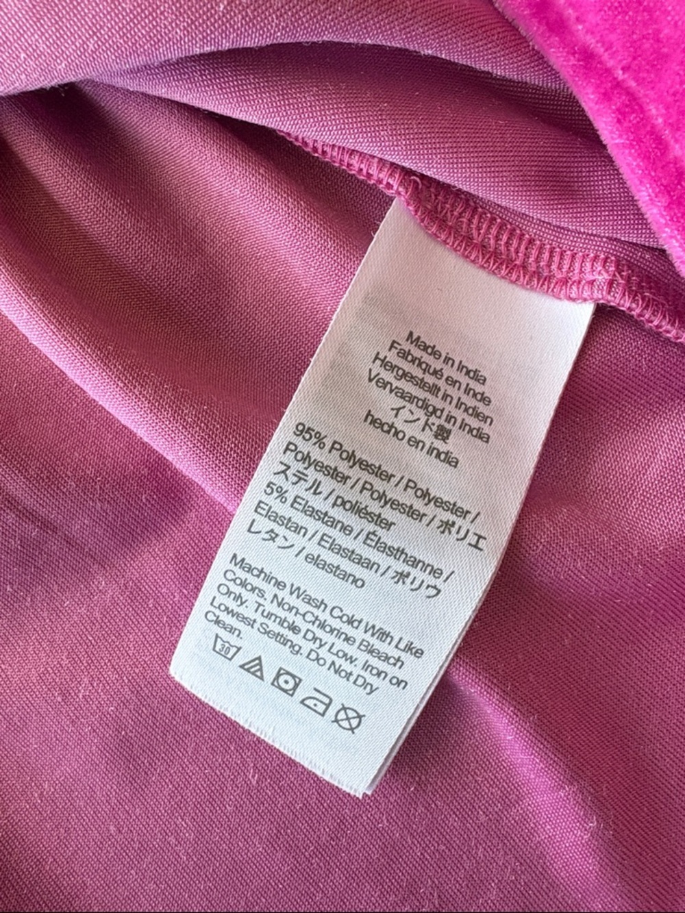 Crewcuts Girls Velour Dress size 7 - Picture 3 of 4